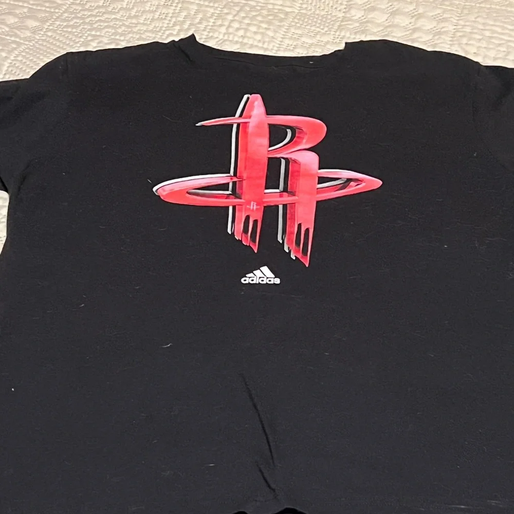 Men's Houston Rockets T-Shirt Adidas XL - Picture 1 of 3